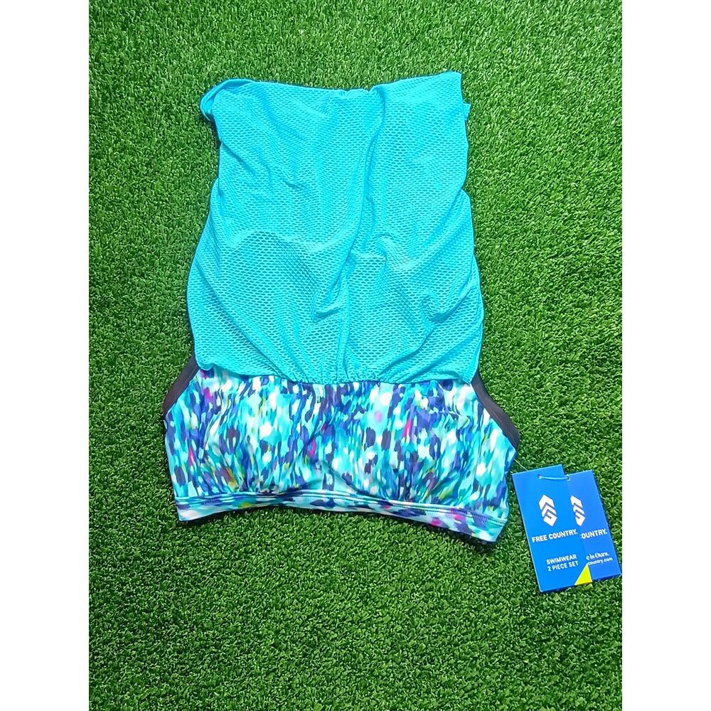 Free Country Women's  Swim top M New!